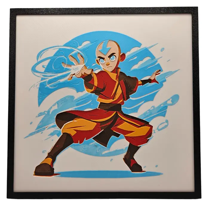 Canadian Gamer & BusyKikiBee Hueforge: Avatar The Last Airbender - Aang
