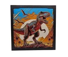 Canadian Gamer & BusyKikiBee Hueforge: Dinosaurs - T Rex Island