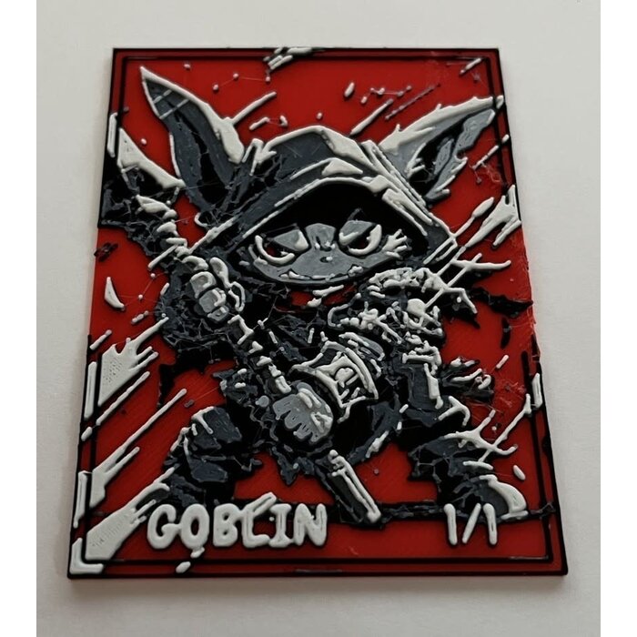 Canadian Gamer & BusyKikiBee Hueforge: MTG Token - Goblin