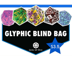 Level Up Dice Level Up Dice: Glyphic Blind Bag - D20