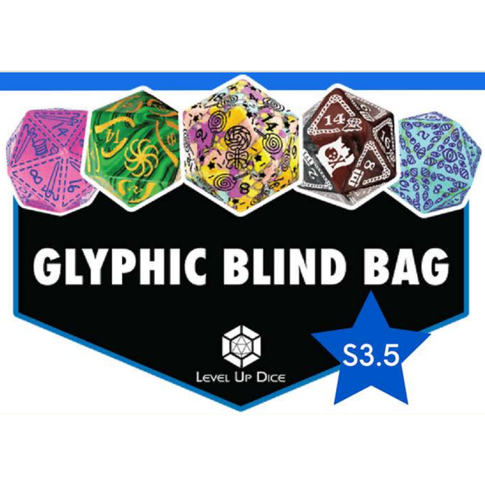 Level Up Dice Level Up Dice: Glyphic Blind Bag - D20