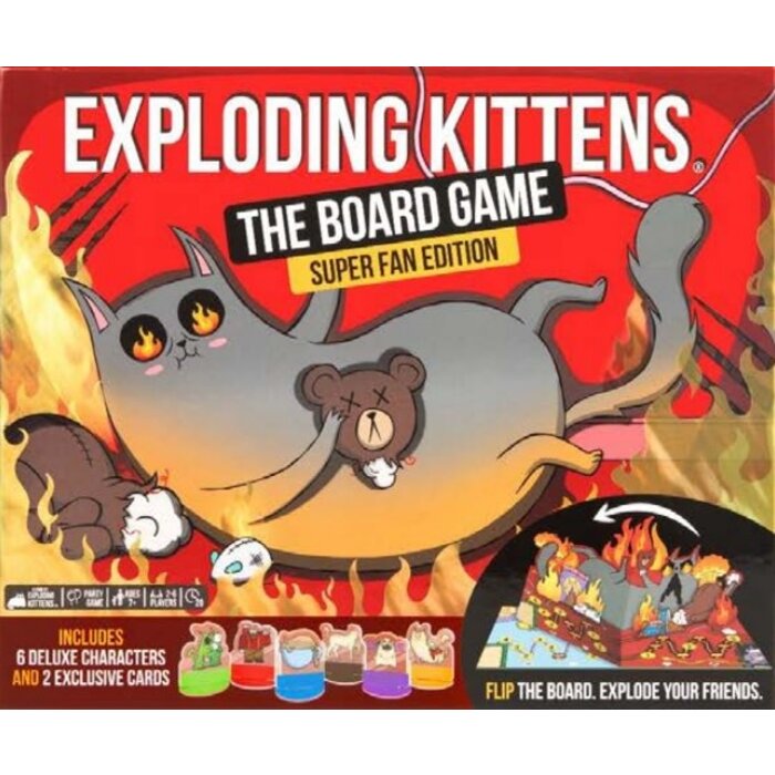 Exploding Kittens Exploding Kittens: The Board Game (Super Fan Edition)