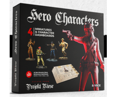 Raybox Games Escape from Projekt Riese: Hero Miniatures & Dashboards