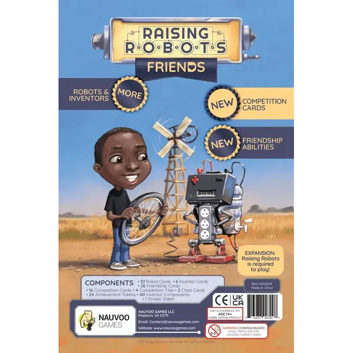 Nauvoo Games Raising Robots: Friends Expansion