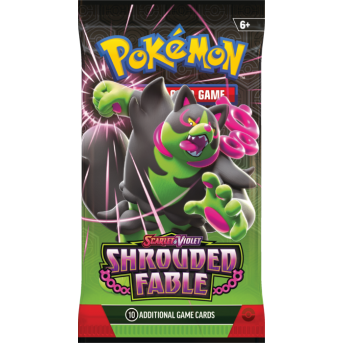 The Pokemon Company International Pokemon TCG - Scarlet & Violet Shrouded Fable Booster Pack *LIMIT 3 PER HOUSEHOLD*