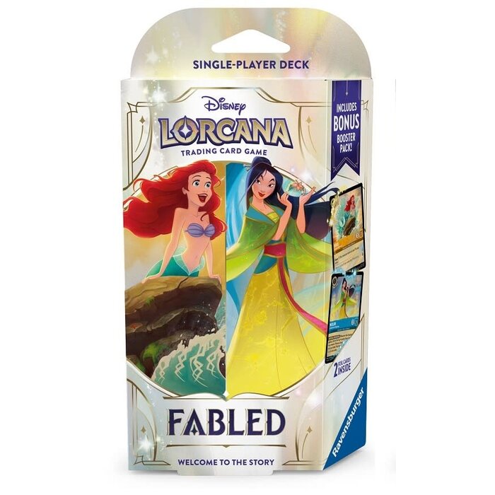 Ravensburger Disney Lorcana TCG Fabled Starter Deck -