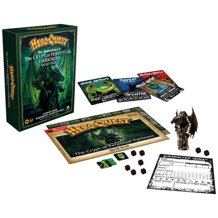 Avalon Hill Hero Quest: The Crypt of Perpetual Darkness Expansion