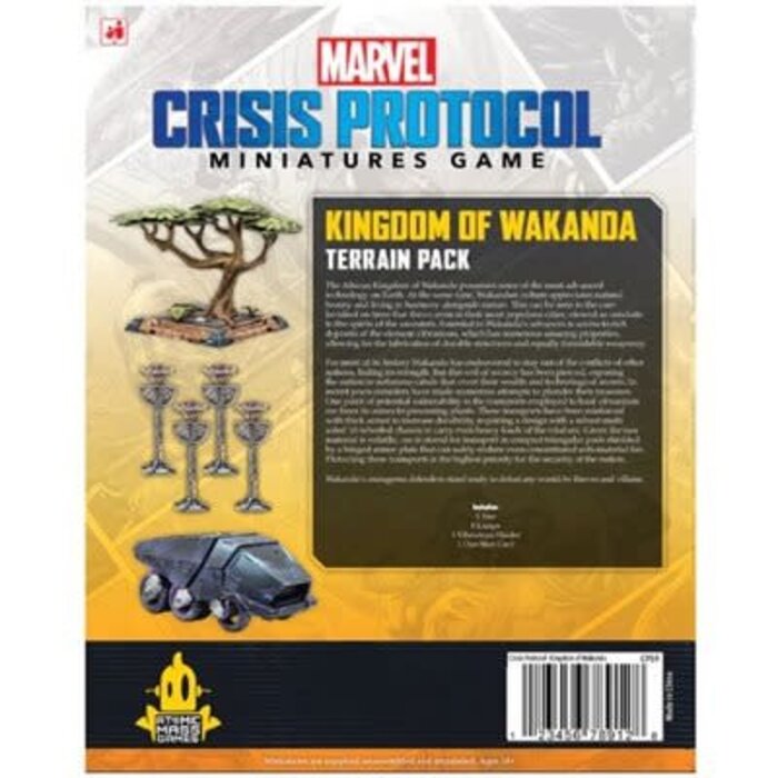 Atomic Mass Games Marvel Crisis Protocol: Kingdom of Wakanda Terrain Pack