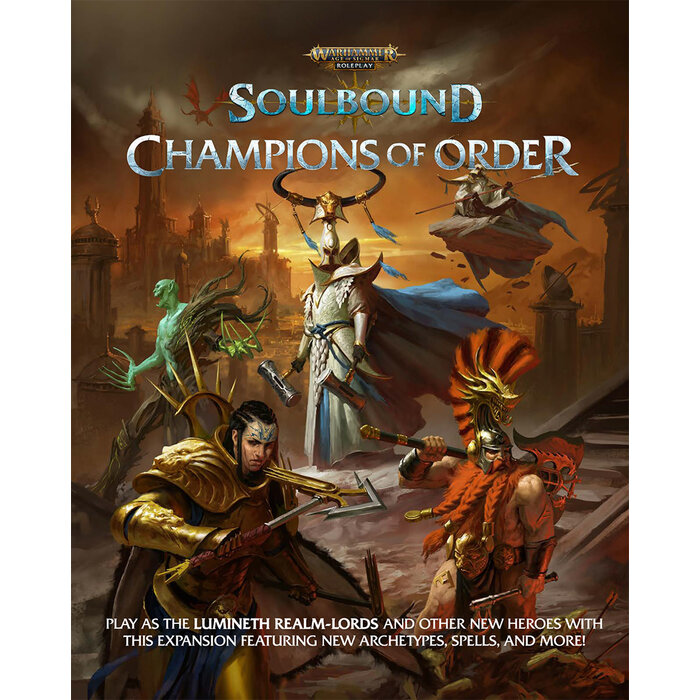 Cubicle 7 Entertainment Warhammer Age of Sigmar RPG: Soulbound - Champions of Order