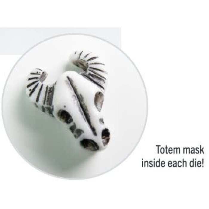 GameGenic 7-Piece RPG Dice Set - Embraced Death Valley