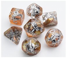 GameGenic 7-Piece RPG Dice Set - Embraced Death Valley
