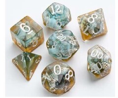 GameGenic 7-Piece RPG Dice Set - Embraced Summer Time