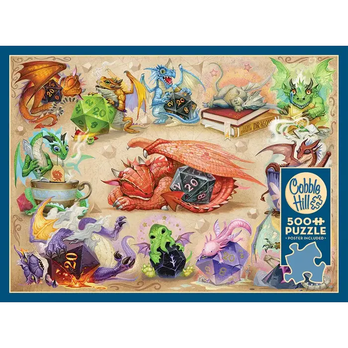 Cobble Hill Puzzles 500 pcs - D20 Dragons