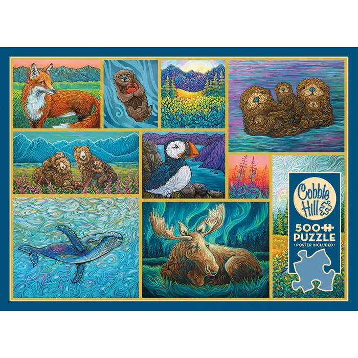 Cobble Hill Puzzles 500 pcs - Alaskan Animals