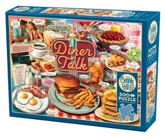 Cobble Hill Puzzles 500 pcs - Diner Talk (AI Assistance)