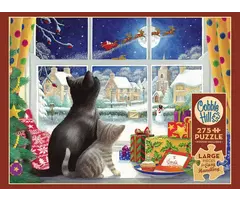 Cobble Hill Puzzles 275 pcs - Waiting for St. Nick (Easy Handling)