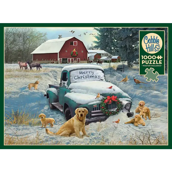 Cobble Hill Puzzles 1000 pcs - Merry Christmas