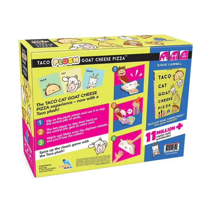 Blue Orange Taco Plush Goat Cheese Pizza