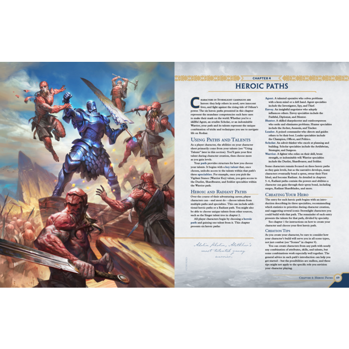 Brotherwise Games Cosmere RPG: Stormlight Handbook