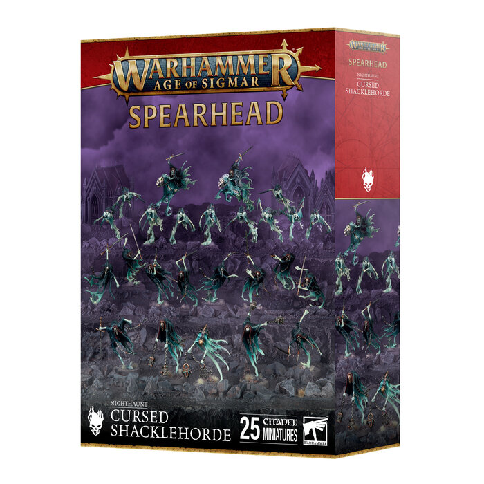 Games Workshop Warhammer Age of Sigmar: Nighthaunt - Spearhead - Cursed Shacklehorde