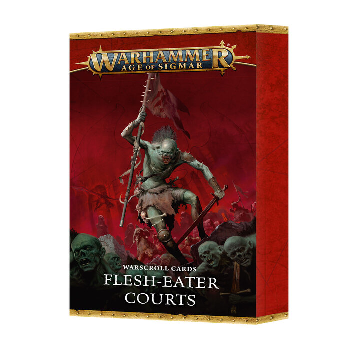 Games Workshop Warhammer Age of Sigmar: Flesh-Eater Courts - Warscroll Cards (2025)