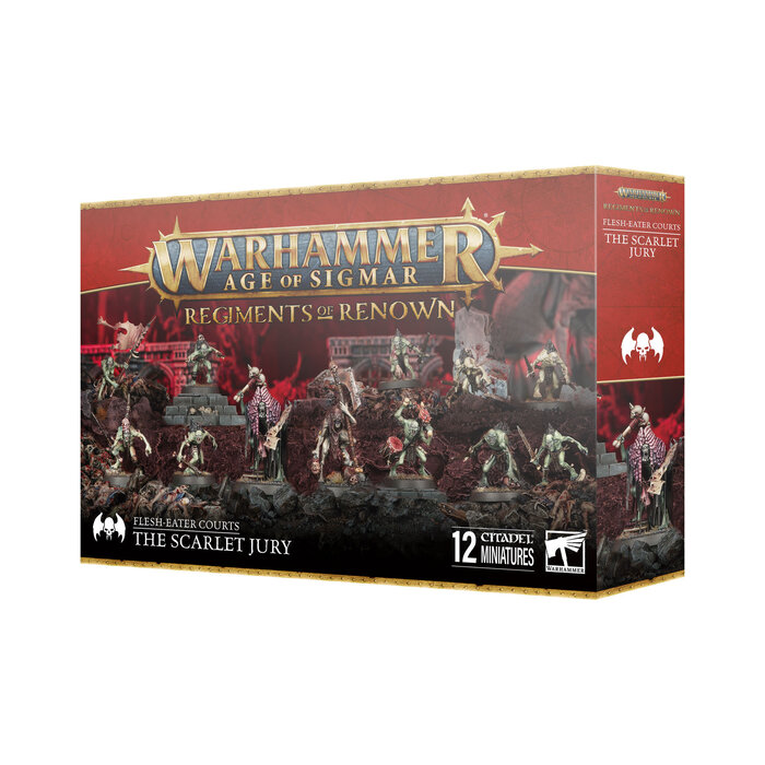 Games Workshop Warhammer Age of Sigmar: Flesh-Eater Courts - Regiment of Renown: The Scarlet Jury
