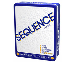 JAX Games Sequence - Folding Board in Tin (A.K.A. One Eyed Jacks or Double Series)