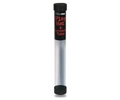 Ultra Pro Playmat Tube - Clear with Black Caps