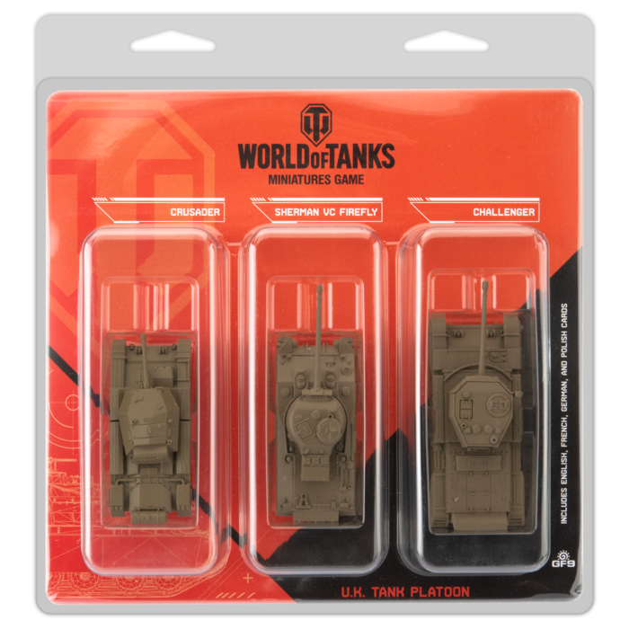 Gale Force Nine World of Tanks: Wave 2 Platoons - British