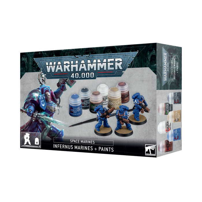 Games Workshop Warhammer 40k: Paint Set Space Marines: Infernus Marines