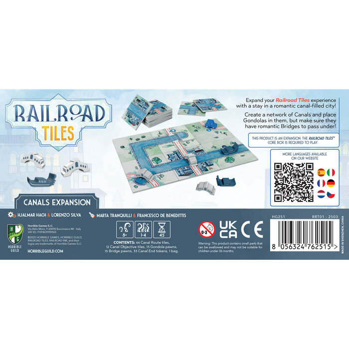 Horrible Guild Railroad Tiles: Canals Expansion