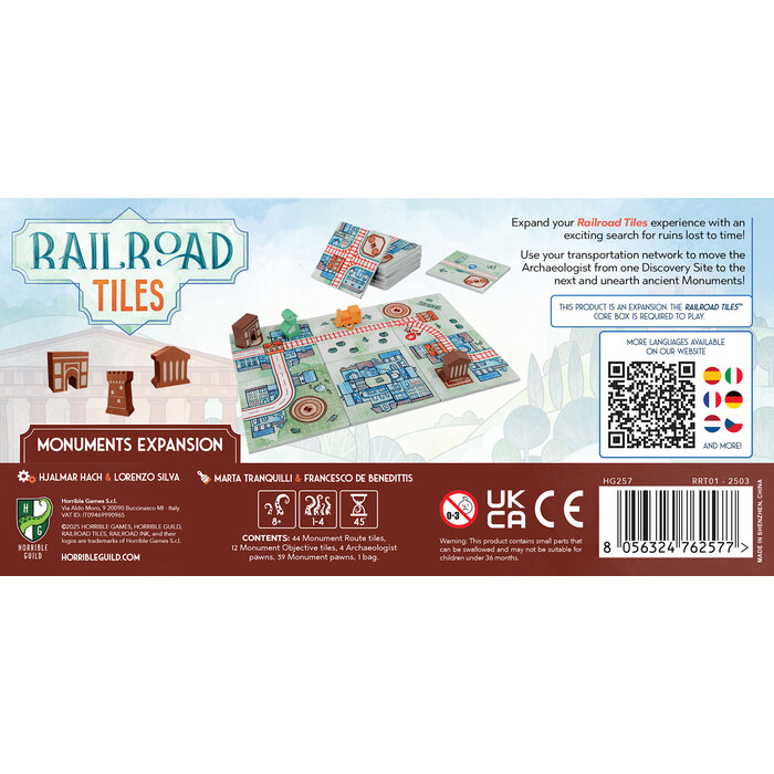 Horrible Guild Railroad Tiles: Monuments Expansion