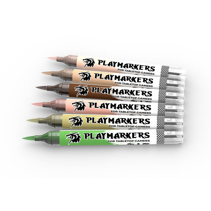 AK Interactive AK Interactive: Playmarkers Set - Skin & Flesh Tones
