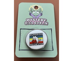 Mystery Dice Goblin Enamel Pin - Mystery Dice Goblin - Dungeon Meowster Button