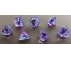 Mystery Dice Goblin 7-Piece RPG Dice Set: Mystery Dice Goblin - Purple Devil