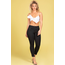 YMI Jeans YMI JUNIOR HIDE YOUR MUFFIN TOP HIGH-WAIST ANKLE JEANS P747220 Black W37