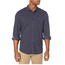Dockers Dockers Men's Ultimate Button Up Smart 360 Flex Shirt | Deep Blue Night Pattern
