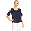 Solar Women's Blouse Top ST1274, Navy