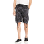 Southpole Men's Jogger Shorts with Cargo Pockets - Grey Black Camo