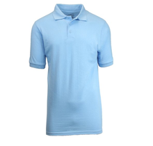 Galaxy Unisex School Uniform Polo | Sky Blue