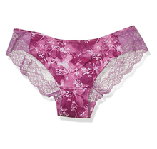 Maidenform® Comfort Devotion® Lace Back Tanga | Grape Floral Sketch/Grape Valor