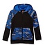 Hanes Sport™ Boy's Tech Fleece Full Zip Hoodie | Black/Fast Dash Camo/Surf The Web