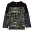 Hanes Sport™ Boys' Long Sleeve Pieced Tech Tee | Fast Dash Camo/Black/Stealth