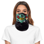 ePretty Tube Face Mask Multiclava | Skull Face | Green/Black
