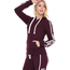 Reflex Reflex French Terry Zip-Up Hoodie w/ Love Print JK382 | Plum
