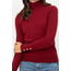 Warm & Cozy Solid Long Sleeve Turtle Neck Knit Top LT208 | Rust