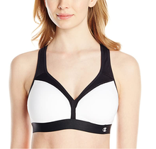 Champion Women's Curvy Sports Bra B9373 074 | White/Black