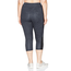 Just My Size Just My Size  Womens Plus Size Active Pieced Stretch Capri OJ364 | Spot on Slate Grey/Black