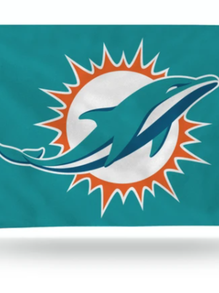 Miami Dolphins Banner Flag 3' x 5'