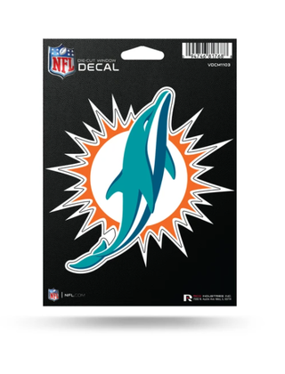 Miami Dolphins 3-Piece Retro Spirit Decals